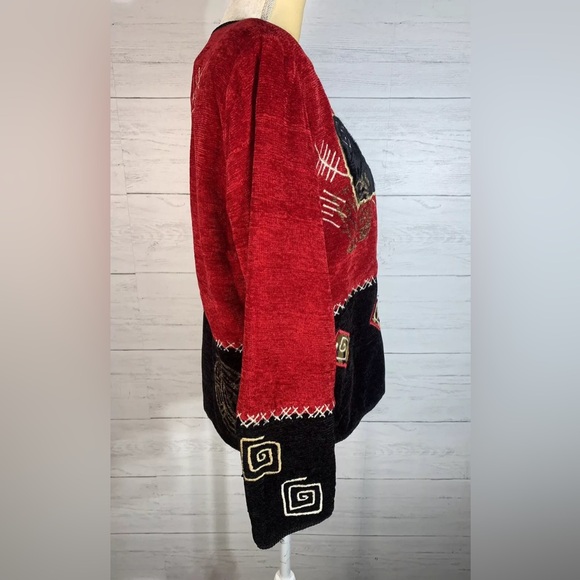 VTG Allure Blazer Size Petite Small PS Embroidered Jacket - Picture 5 of 8